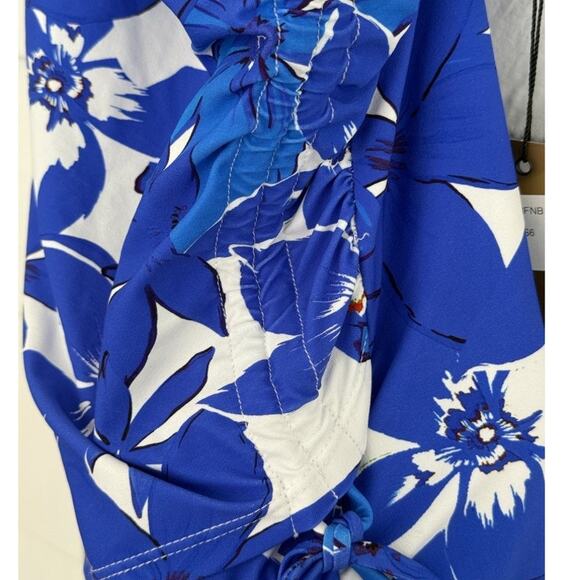 Nip Tuck Swim 6 One Piece Amanda Forget Me Not Swimsuit Multi-Fit Cup Blue White - Picture 5 of 10